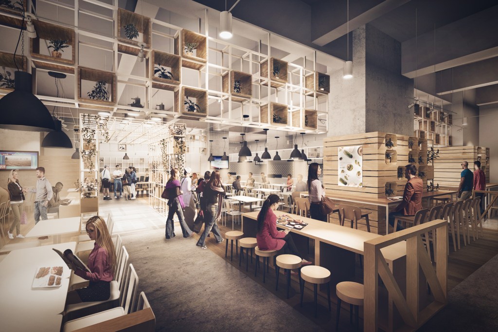 Xiamen Yunxi Food Court Interior&nbsp;Design