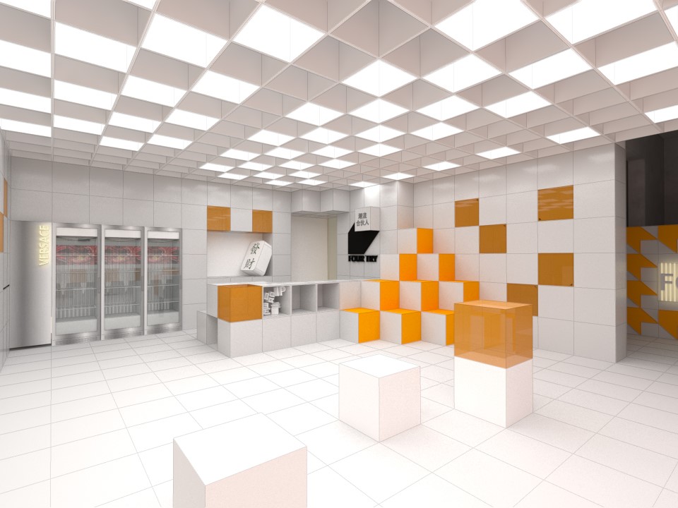 A Pop-shop Interior Design on Omotesando&nbsp;Street